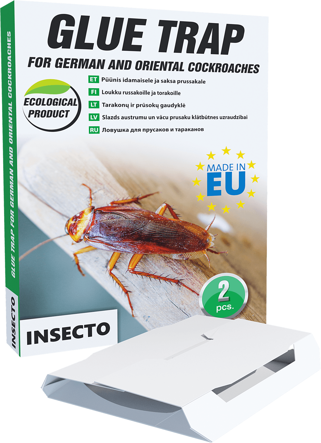 Suured prussakate liimpüünised (6 tk)