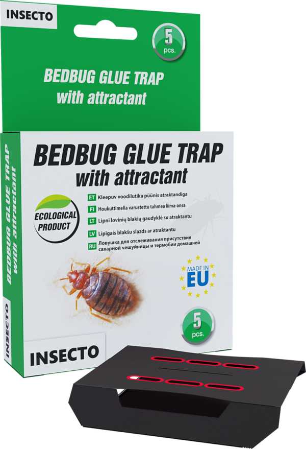 Adhesive traps for bed bugs (5 pcs) in a pack